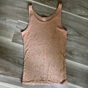 The Limited Perfect Tank coppery Tan Colored, Embelished Size M